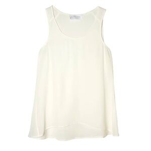 Everlane XS Cream 100% Silk Tank Sleeveless Blouse